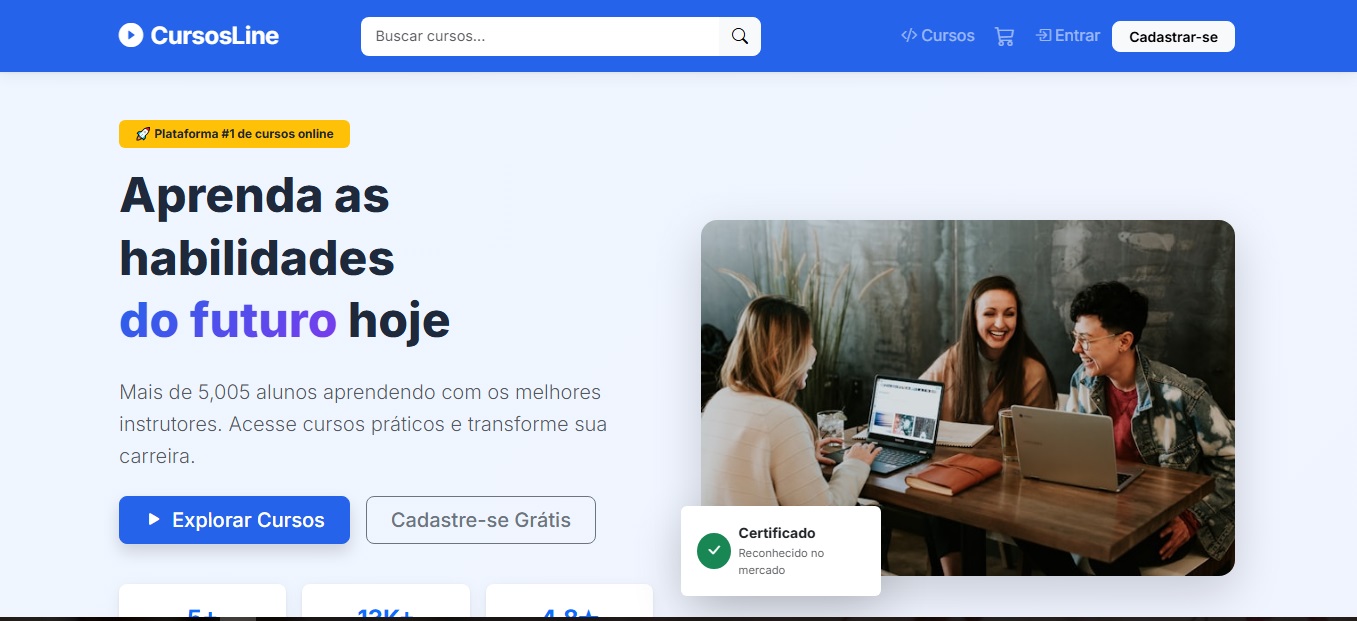 Site para Vendas de Cursos online com Painel Admin em php e mysql